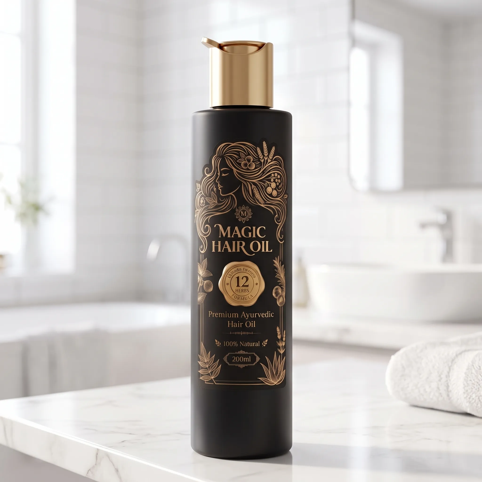 Magic Hair Oil Bottle